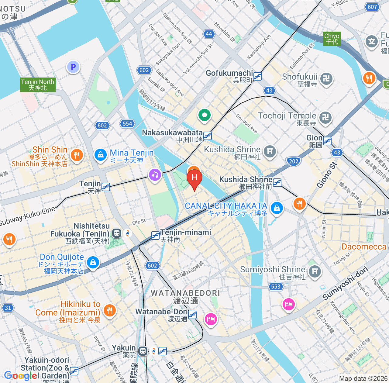 MK 호텔 니시나카스 후기 모음 - 후쿠오카 위치 좋은 호텔 추천 map