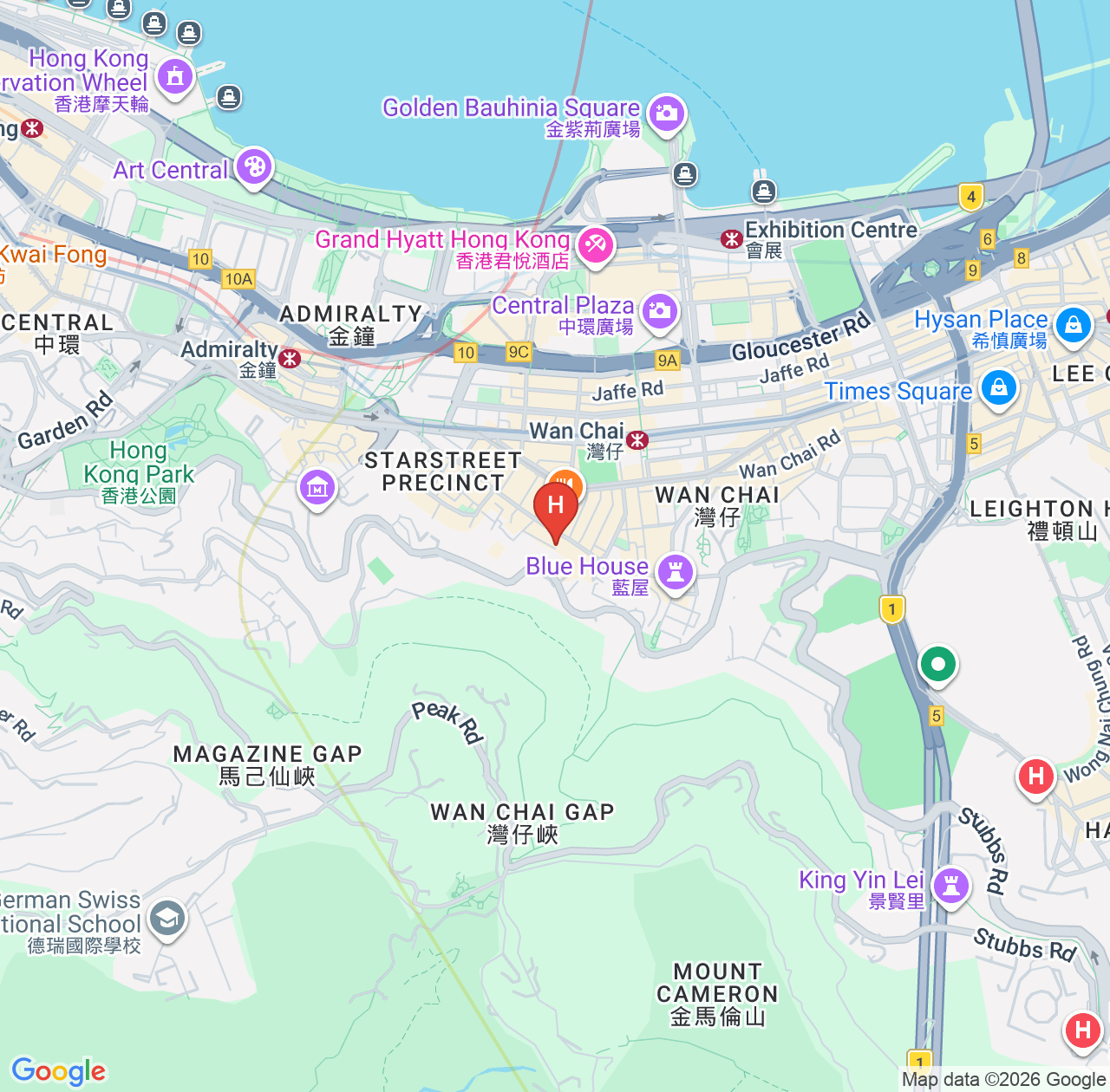 호프웰 호텔 후기 모음 - 홍콩 위치 좋은 호텔 추천 map