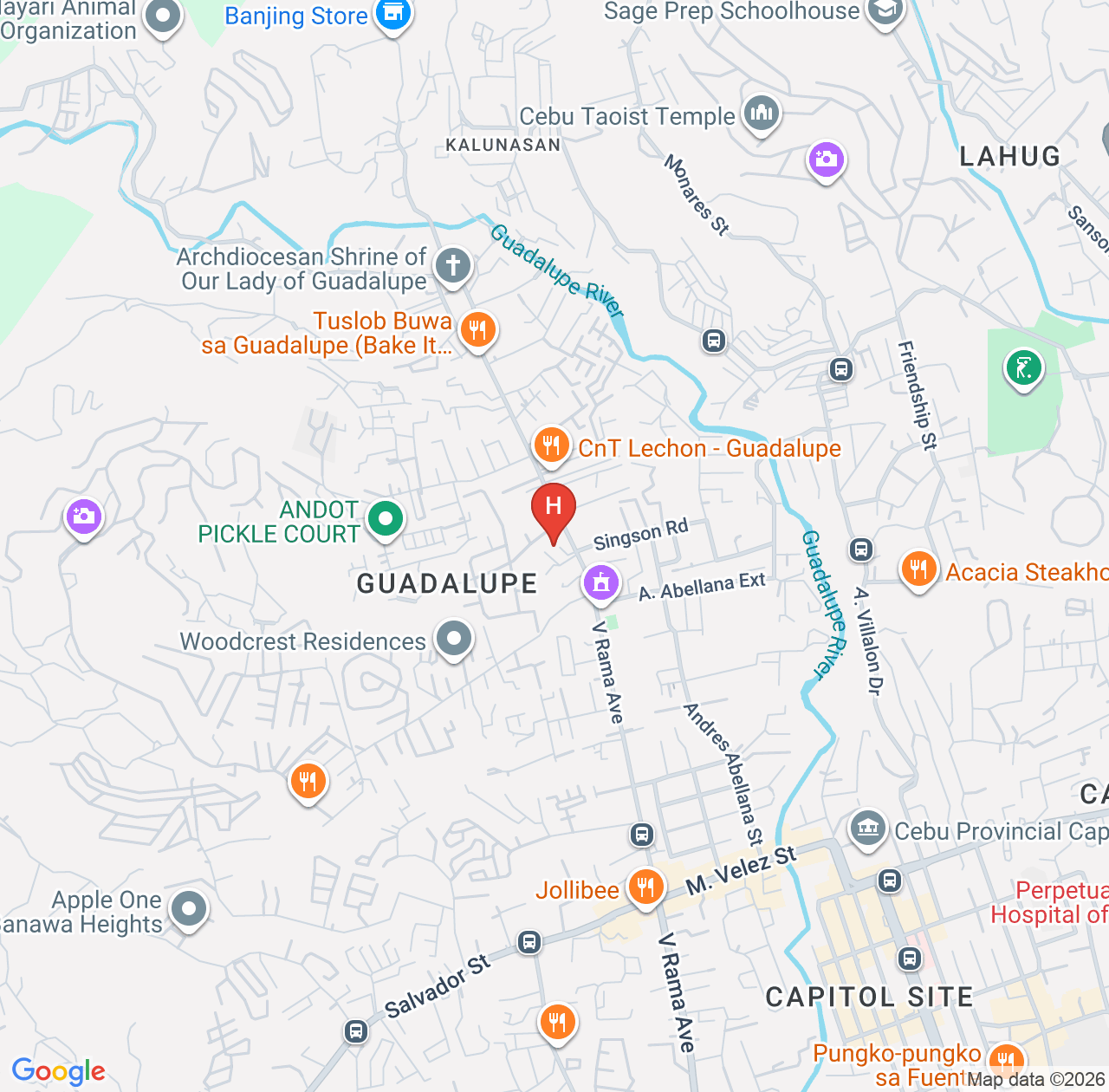 Crown Regency Residences - Cebu Reviews Collection - Recommended Hotel with Great Location in Cebu map