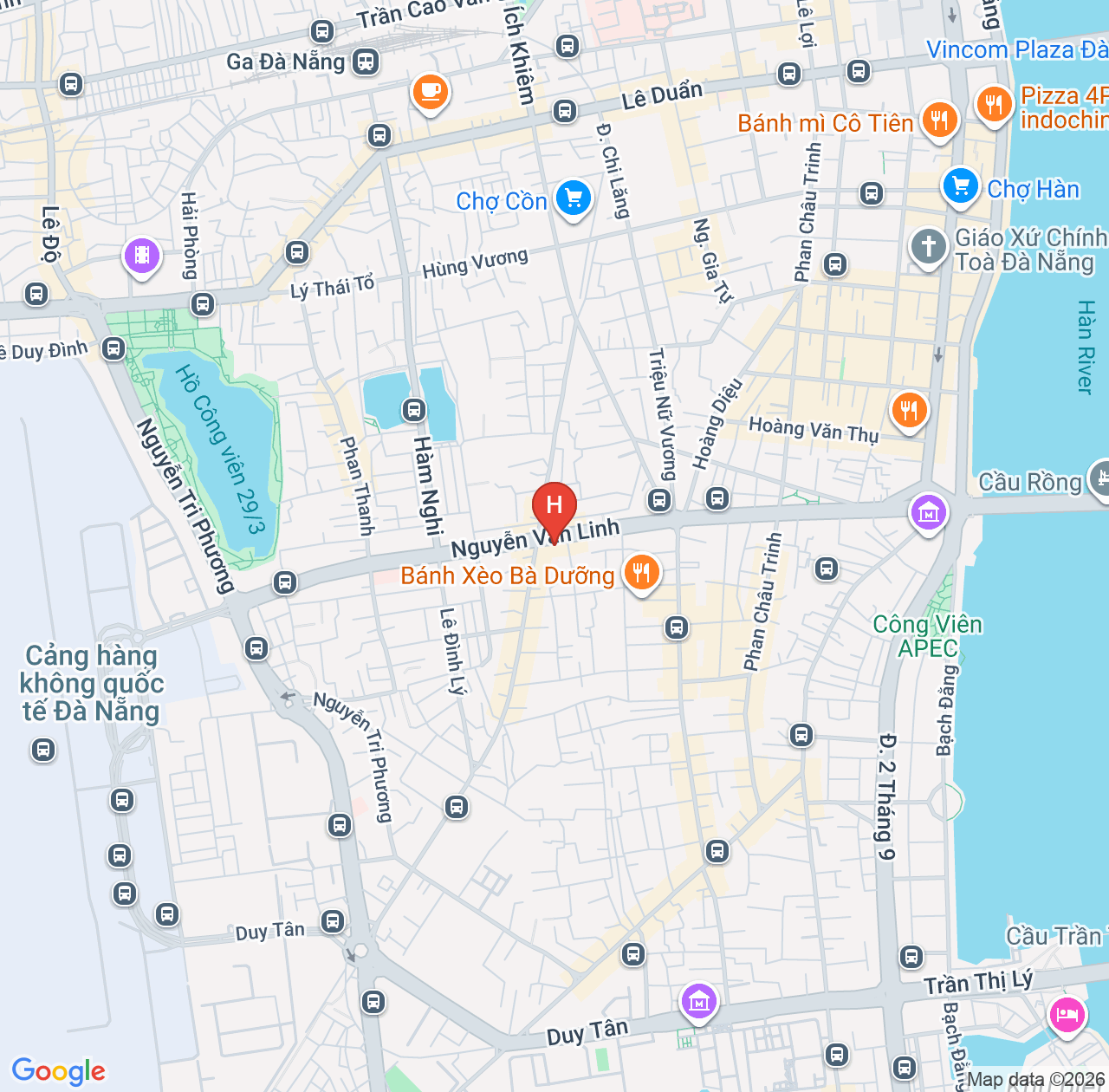 多哈中央幸福岘港哈维兰酒店真实评价合集 - 支持24小时办理入住的近机场住宿推荐 map
