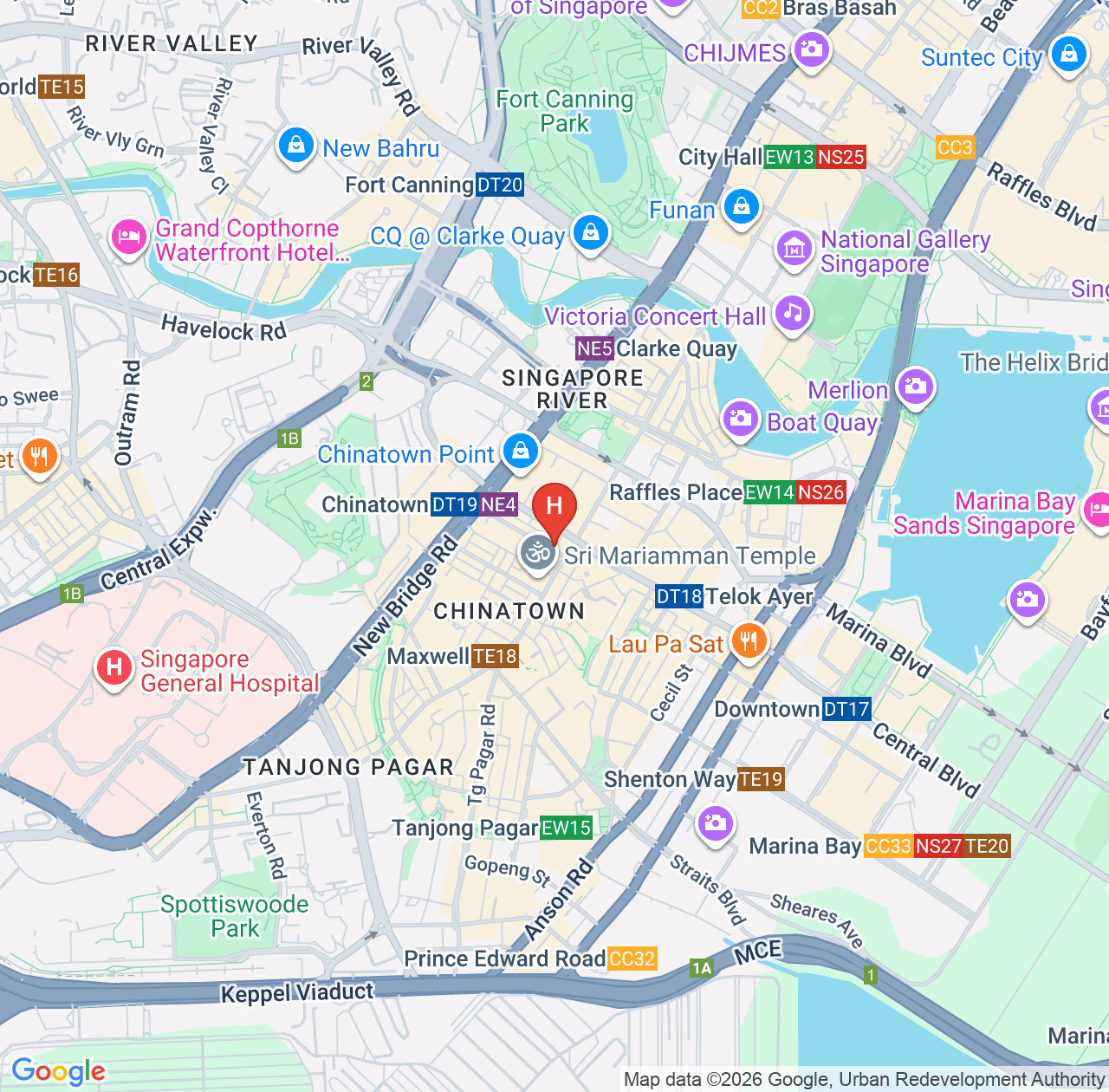 รวมรีวิว Galaxy Pods @ Chinatown - แนะนำโรงแรมทำเลดีในสิงคโปร์ map