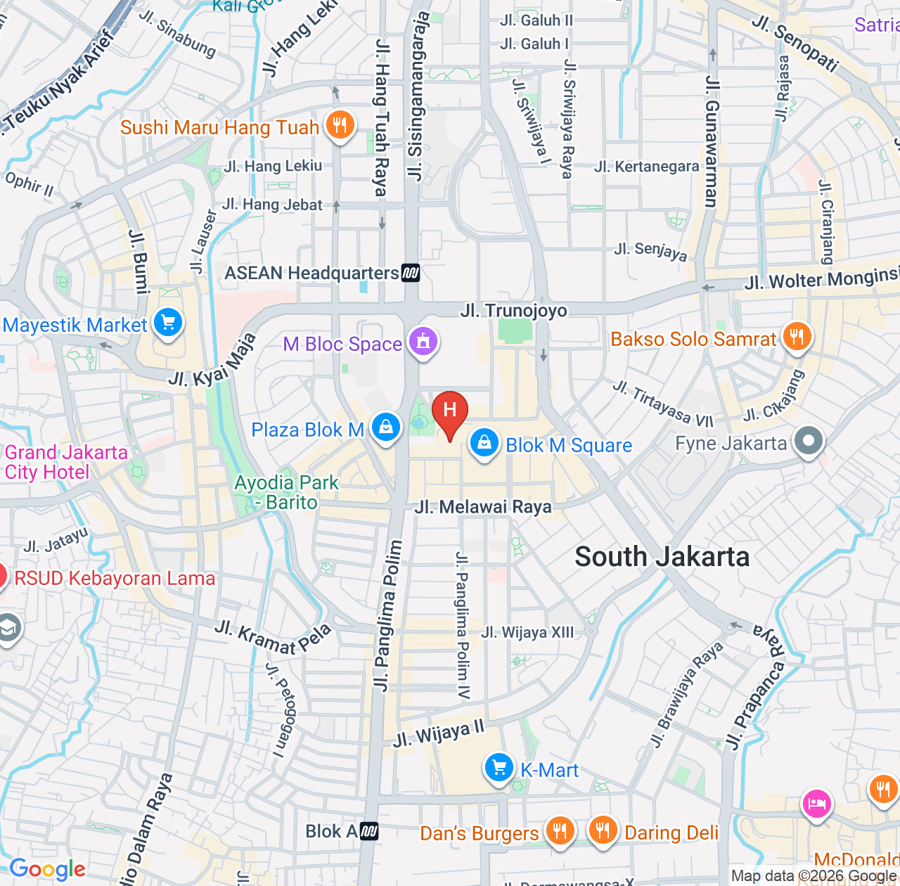 다르메인 호텔 후기 모음 - 자카르타 위치 좋은 호텔 추천 map