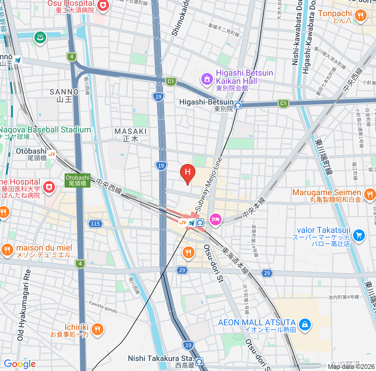 메이테츠 인 나고야 가나야마 아넥스 후기 모음 - 나고야 위치 좋은 호텔 추천 map