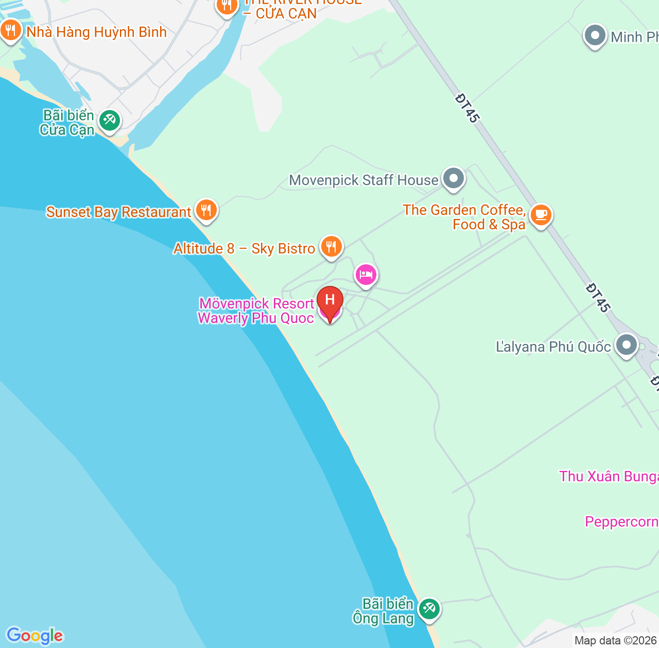 뫼벤픽 리조트 웨이브리 푸꾸옥 후기 모음 - 아이와 함께 즐기는 프라이빗 해변 휴양지 map