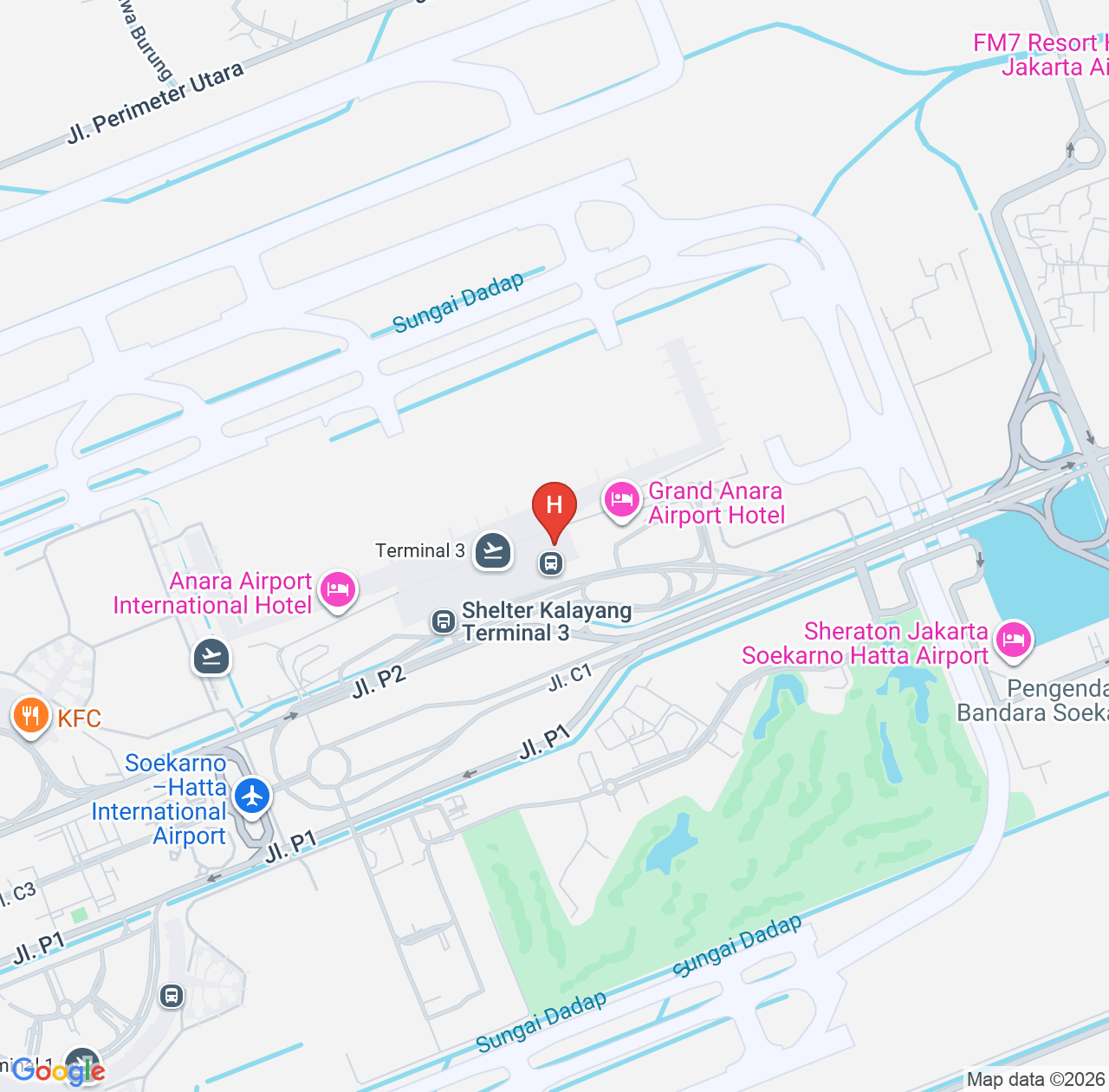 รวมรีวิว PassGo Digital Airport Hotel Terminal 3 Soekarno Hatta - แนะนำโรงแรมทำเลดีในจาการ์ตา map