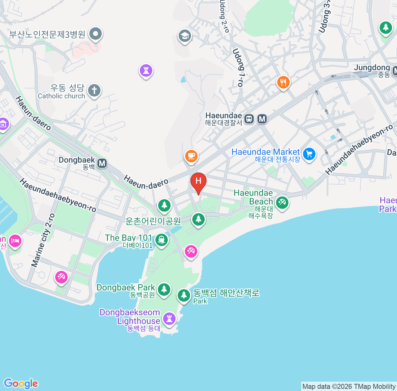 海云台贝斯特路易斯汉密尔顿酒店评价汇总 - 漫步海滩与享用精致早餐的1晚入住记录 map